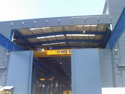 Ворота шторные подъемные BMP Pack Crane